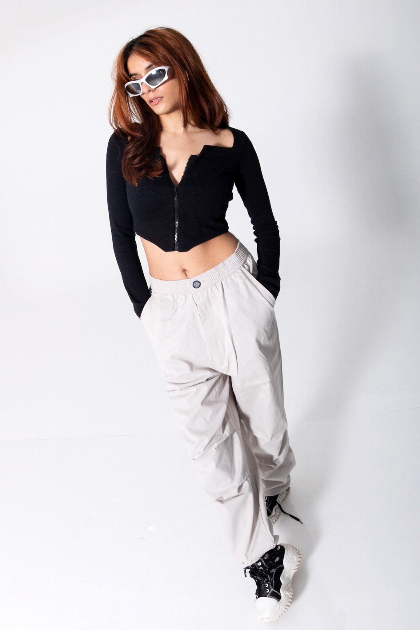 Parachute Pants Grey