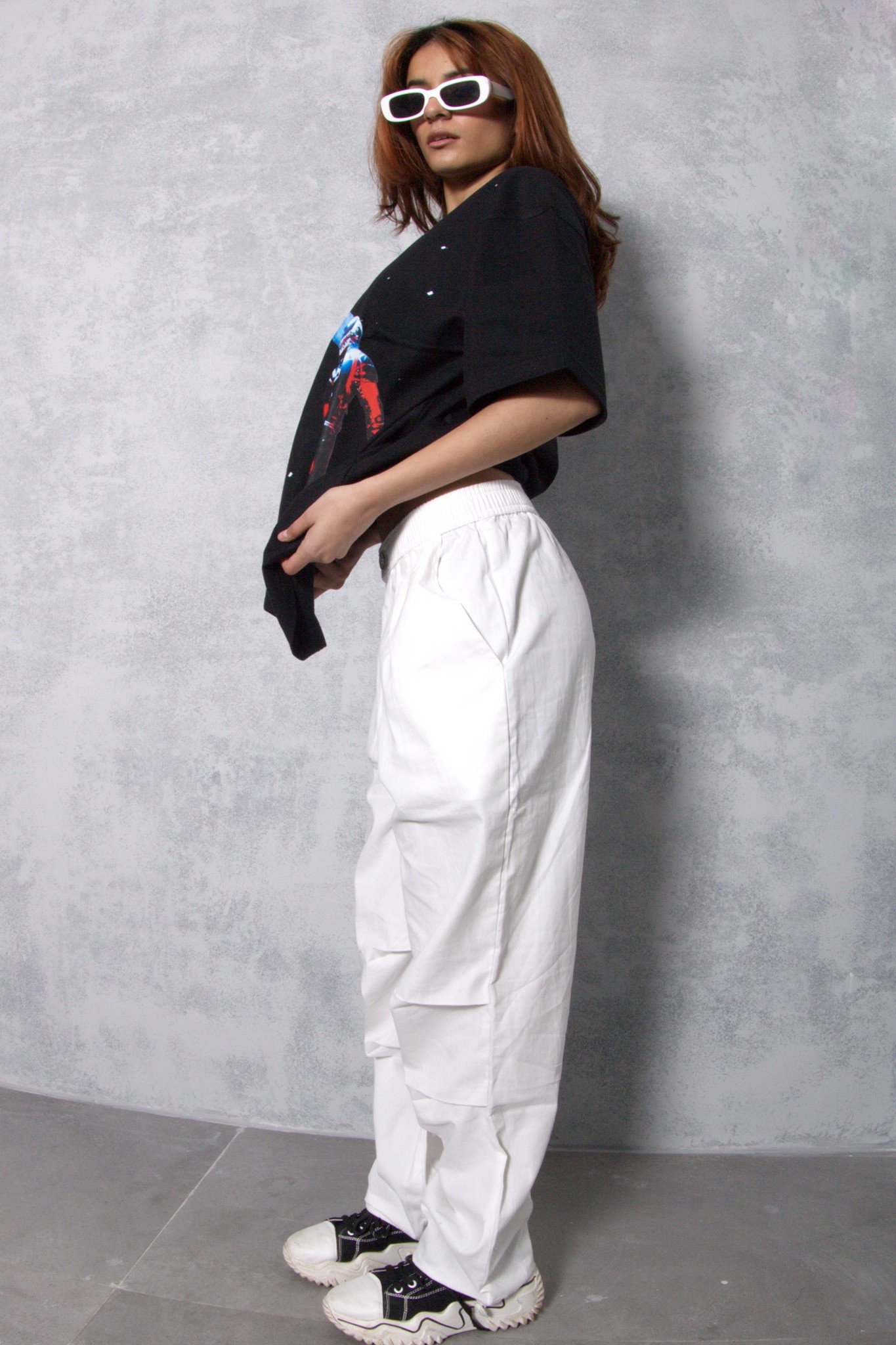 Parachute Pants White