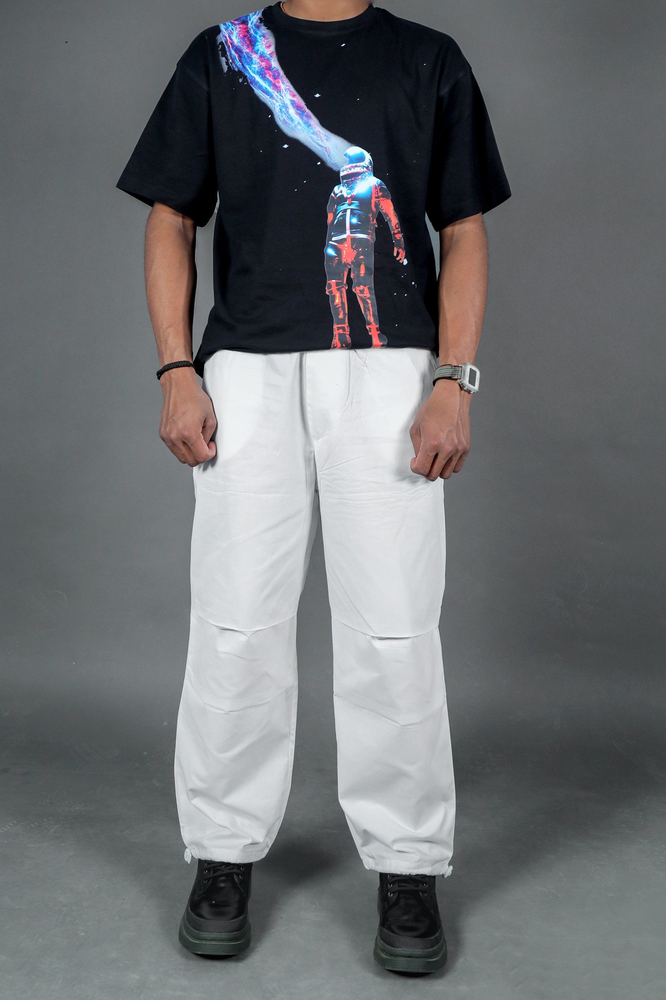 Parachute Pants White