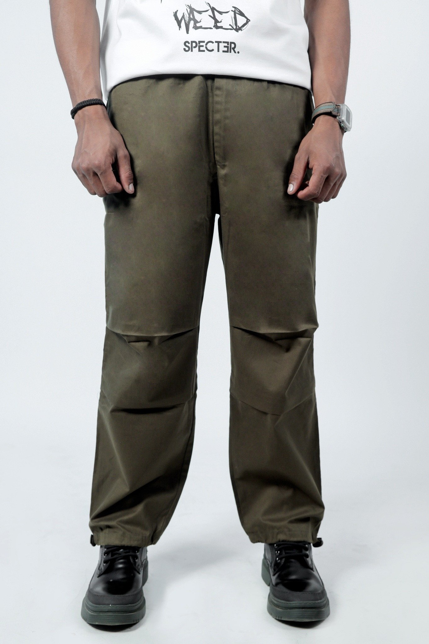 Parachute Pants Olive green