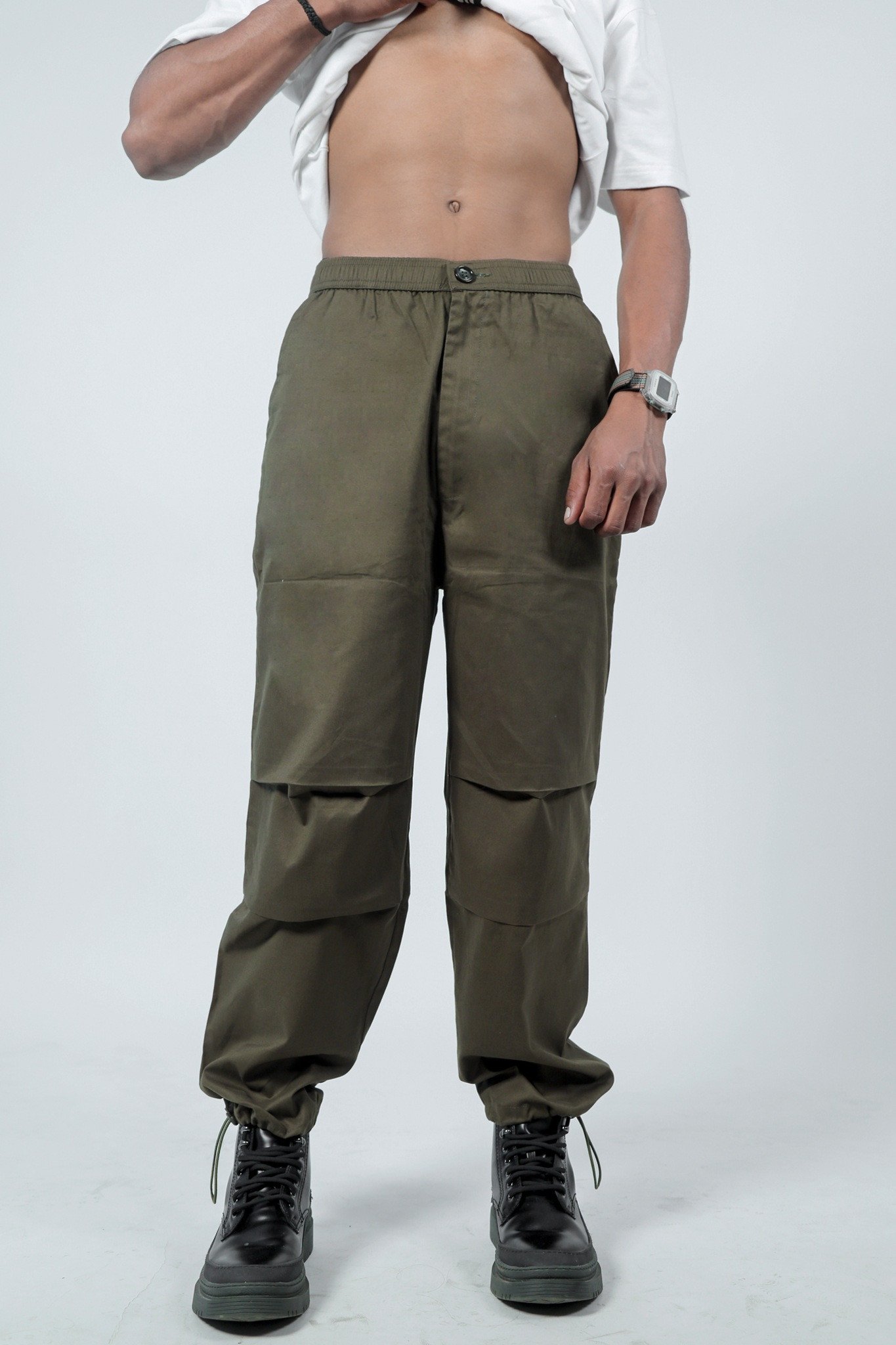 Parachute Pants Olive green